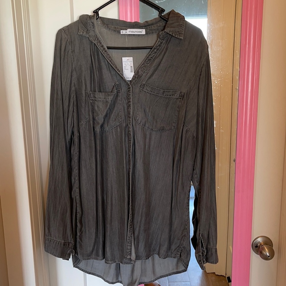 NWT soft denim shirt